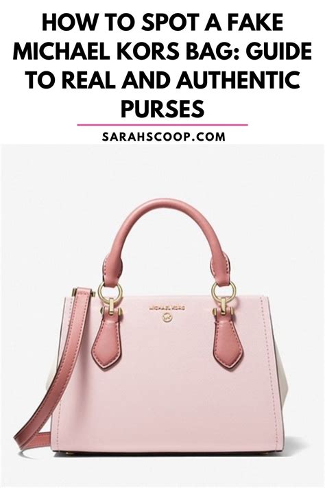 how to tell fake michael kors bag|michael kors purse authentic.